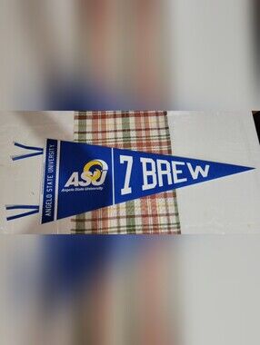 7 Brew Large Angelo State University Felt Flag